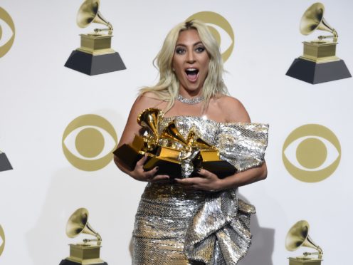 Lady Gaga arrives at the 61st annual Grammy Awards at the Staples Centre (Jordan Strauss/Invision/AP)