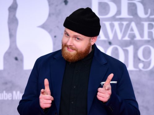 Tom Walker attending the Brit Awards 2019 at the O2 Arena, London (Ian West/PA)