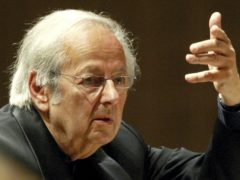 Andre Previn, conducts the 15th symphony concert during the Lucerne Festival (Urs Flueeler/AP)