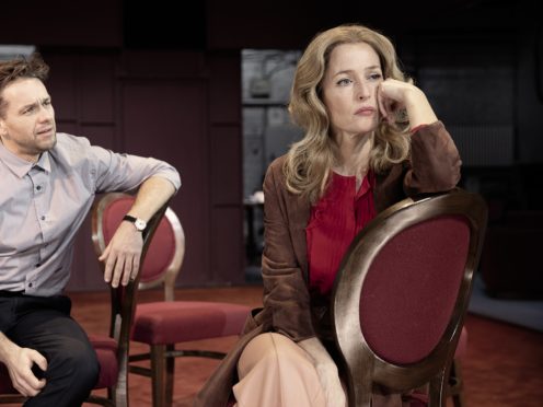 Gillian Anderson stars as Margo Channing (Jan Versweyveld/PA)