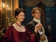 Caitriona Balfe plays Claire Randall and Sam Heughan is Jamie Fraser in the Outlander TV series (Starz/Sony Pictures Television)