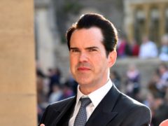 Jimmy Carr bravely attempted the dance. (Matt Crossick/PA)