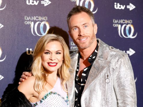 Former Strictly professional James Jordan was Dancing On Ice (David Parry/PA)