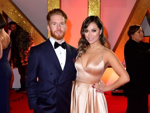 Neil Jones and Katya Jones (Ian West/PA)