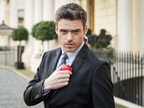 Richard Madden as he reprises his Bodyguard role for Comic Relief (Comic Relief/PA)