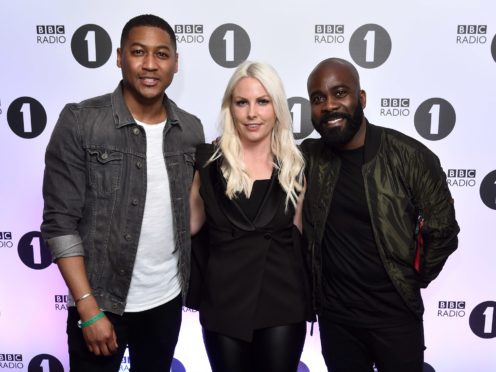 Rickie Williams, Charlie Hedges and Melvin Odoom are taking over the 9-11pm slot from April (Matt Crossick/PA)