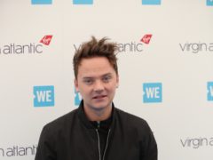 Conor Maynard arrives for the WE Day event (Jonathan Brady/PA)