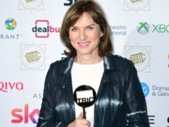 Fiona Bruce attending the TRIC Awards 2019 50th Birthday Celebration held at the Grosvenor House Hotel, London. (Ian West/PA)
