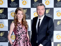 Annabel Jones and Charlie Brooker attending the Royal Television Society Programme Awards (Ian West/PA)