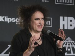 The Cure’s Robert Smith was inducted into the Rock And Roll Hall Of Fame (Charles Sykes/Invision/AP)