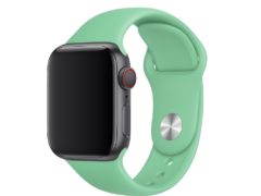 The Apple Watch’s new Spearmint Sport Band (Apple)