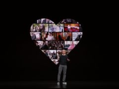 Tim Cook unveils Apple TV+ (Apple/PA)
