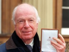 Theatre director Peter Brook outside Buckingham Palace after receiving the Insignia of a member of the Order of the Companions of Honour from Her Majesty the Queen today (Wednesday). Photo by Fiona Hanson/PA