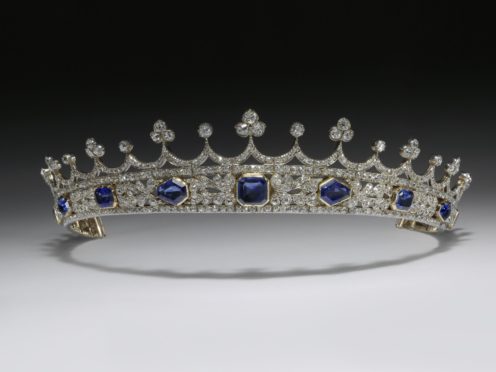 Queen Victoria’s sapphire and diamond coronet, designed by Prince Albert, (Victoria And Albert Museum)