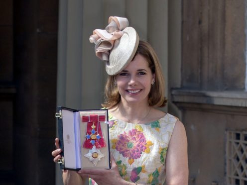 Darcey Bussell after being made a Dame of the British Empire at Buckingham Palace (Steve Parsons/PA)
