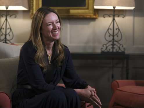 Clare Waight Keller designed Meghan’s dress (Hannah McKay/PA)