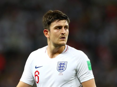 England footballer Harry Maguire and fiancee Fern Hawkins welcome their new baby (Tim Goode/PA)