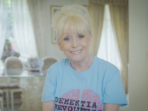 Dame Barbara Windsor thanked the public after donations to her husband’s dementia fundraising effort reached £100,000 (Alzheimer’s Society/PA)