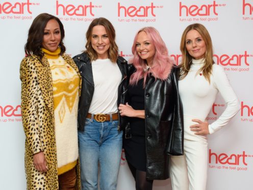 Emma Bunton brushes off rumours of Spice Girls rift as Mel B misses rehearsal (Matt Crossick/PA)