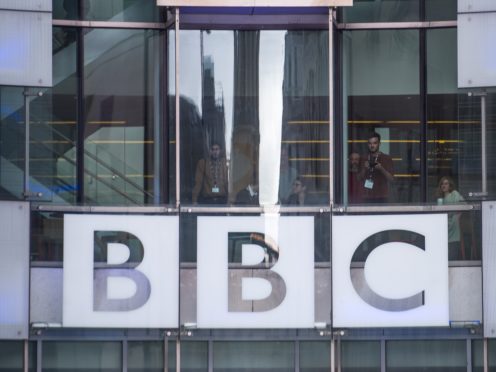 Embargoed to 0001 Wednesday January 23 File photo dated 21/12/2018 of the logo on BBC’s Broadcasting House in London. Women at the BBC continue to be paid “far less” than men for the same work, a report into equal pay at the broadcaster has said.