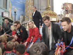 Avengers stars launch the charity at Disney Resort in Anaheim, California (Richard Shotwell/Invision/AP)