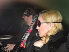 Madonna arrives for a Q&A at the MTV head office in London (David Mizoeff/PA)