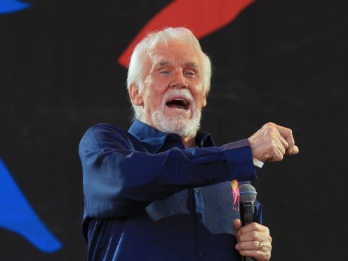 Kenny Rogers performs at Glastonbury (Yui Mok/PA)