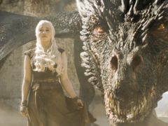 Emilia Clarke as Daenerys in Games Of Thrones (Sky)