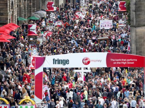 The festival takes place in Edinburgh in July and August (Jane Barlow/PA)