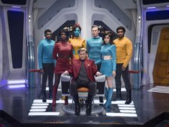 Photo issued by Netflix of cast members in an episode in the Black Mirror series (Jonathan Prime/Netflix/PA)