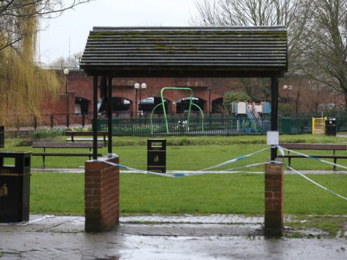 The Maltings in Salisbury where Russian double agent Sergei Skripal and his daughter Yulia were found on a bench after they were attacked with the nerve agent Novichok (Jonathan Brady/PA)