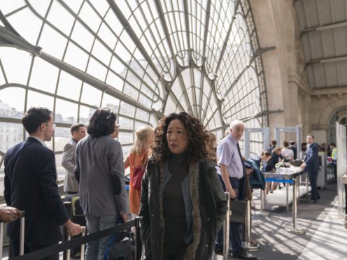 Eve, played by Sandra Oh, in season two of Killing Eve (Aimee Spinks/BBC America)