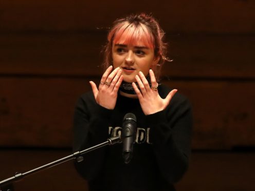 Maisie Williams (Andrew Milligan/PA)