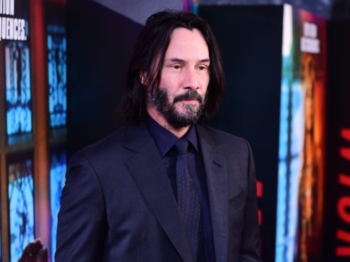 Keanu Reeves attending the John Wick screening at Ham Yard Hotel, London (Ian West/PA)