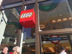 Lego’s flagship store in Leicester Square, London, will open at midnight to launch a new mystery set (Caitlin Doherty/PA)