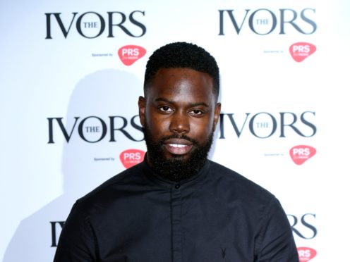 Ghetts during the Annual Ivor Novello Songwriting Awards at Grosvenor House in London. (Ian West/PA)