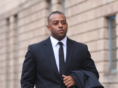 Former JLS singer Oritse Williams leaves Wolverhampton Crown Court (Joe Giddens/PA)