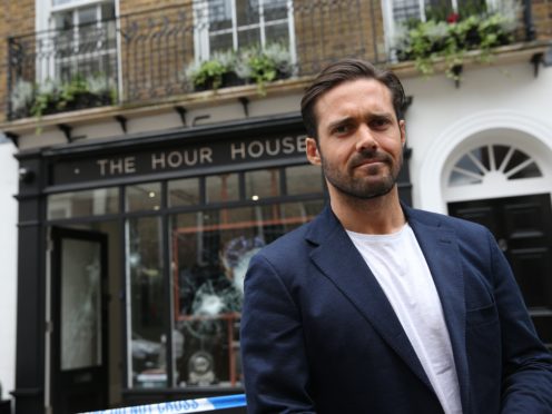 Spencer Matthews said he was forced to hide in the vault during the raid (Isabel Infantes/PA)
