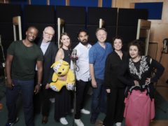 Stars involved in Children In Need: Got It Covered at Abbey Road Studios (BBC/PA)