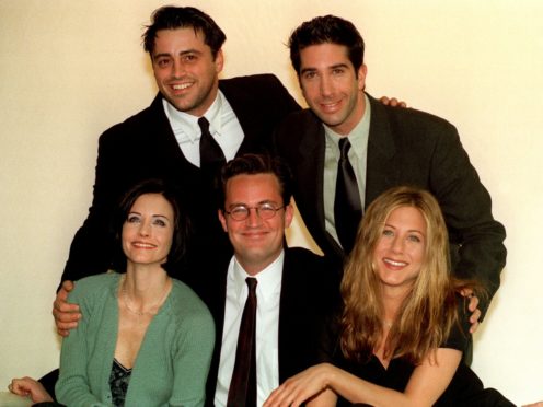 Stars of the American sitcom Friends (Neil Munns/PA)