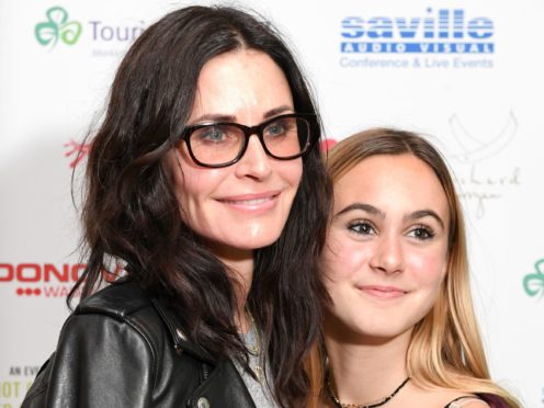 Courteney Cox and daughter Coco Arquette (Victoria Jones/PA)