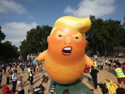 The Museum of London is hoping to put the Trump Baby balloon on display (Yui Mok/PA)