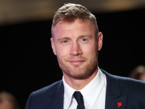 Andrew Flintoff said he is not keen on watching himself on TV (PA)