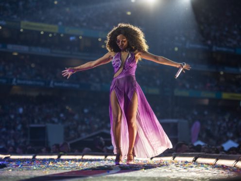 Spice Girl Mel B on stage (Andrew Timms/PA)