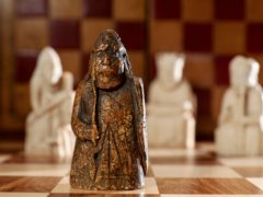 A newly discovered medieval chess piece missing for almost 200 years (Tristan Fewings/Sotheby’s/PA)