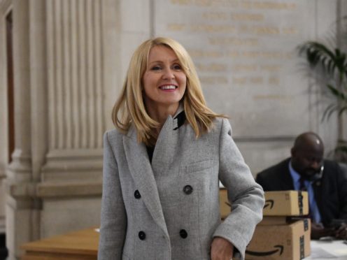 Esther McVey has condemned the BBC over its TV licence move (David Mirzoeff/PA)