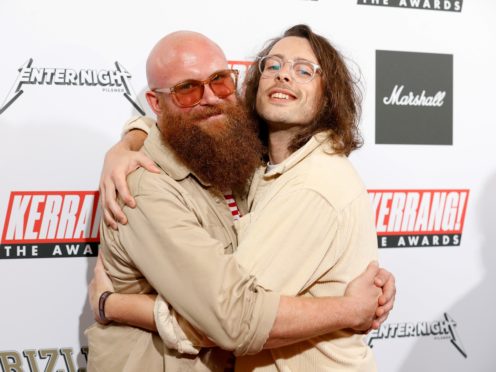 Idles’ Adam Devonshire (left) and Lee Kiernan (David Parry/PA)