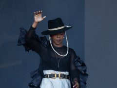 Lauryn Hill grappled with sound issues throughout her Glastonbury set after arriving on stage late (Aaron Chown/PA)