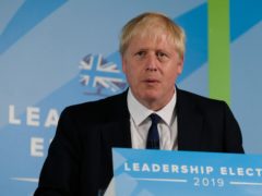 Conservative party leadership contender Boris Johnson joked that Stormzy actually said ‘back Boris’ rather than “f*ck Boris” during his Glastonbury headline set (Ian Forsyth/PA)