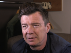 Rick Astley at the Isle of Wight Festival (PA)